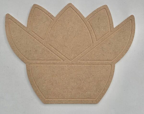 Macetero TRUPAN COD: 102 (medidas: 21 cm alto x 27 cm ancho x 5.5 mm grosor)