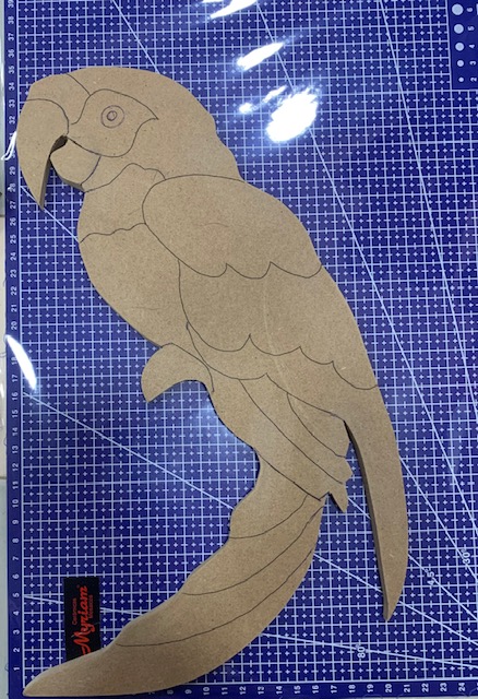 Loro 35 cm x 21 cm