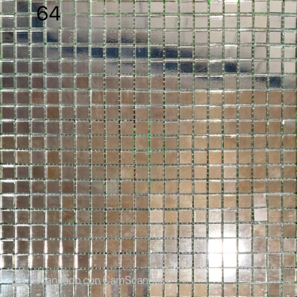 MOSAICO EFECTO  PLATEADO  1.5x 1.5 COD: 64